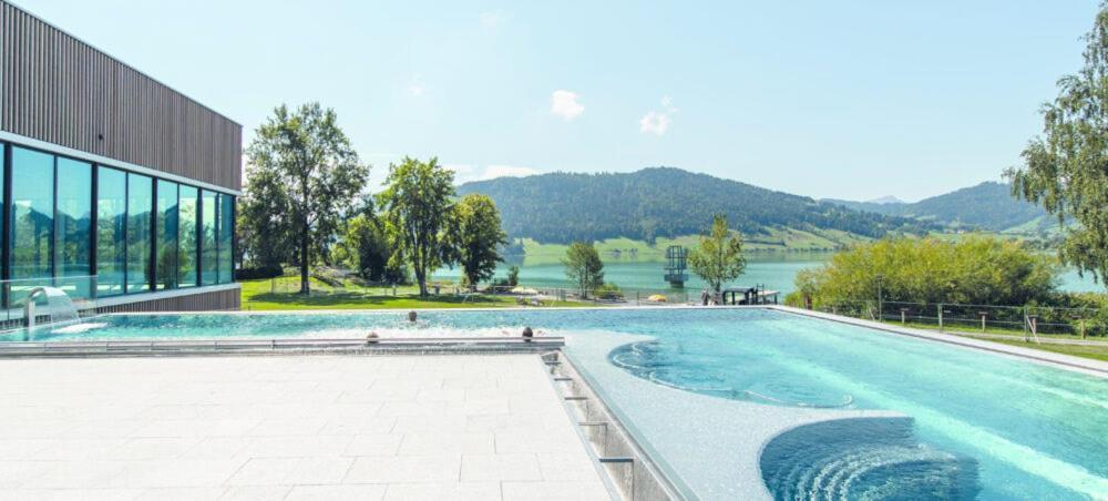 Seminarhotel Am Aegerisee Unterägeri Exteriör bild