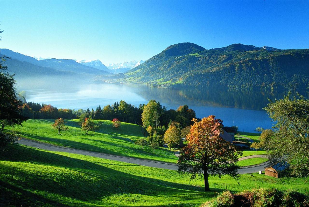 Seminarhotel Am Aegerisee Unterägeri Exteriör bild